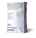 Gel‑Adhesivo estructural, altamente flexible, multiuso, tixo & fluido, adhesión acelerada H40 Revolution de Kerakoll. Blanco. 20 Kg